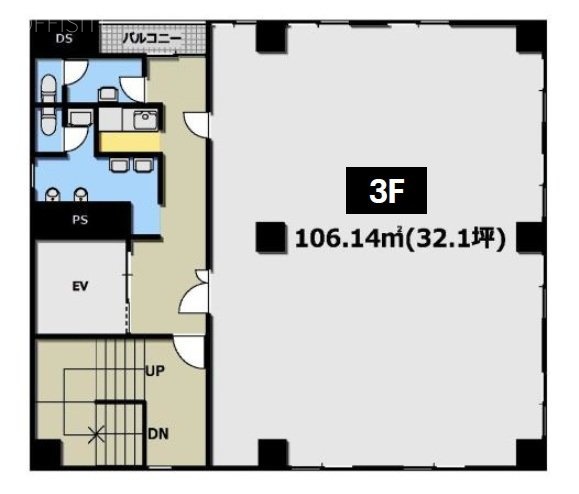 大田丸ヱ農産ビル3F 間取り図