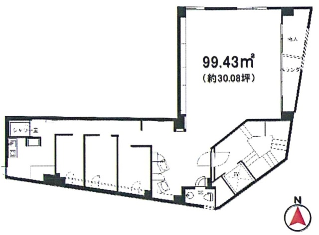 ゾーナンビル5F 間取り図