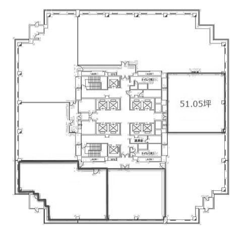 GRC横浜ベイリサーチパーク8F 間取り図
