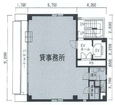 TAF京橋ビル7F 間取り図