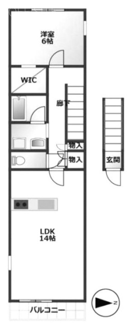 辻ビル3F 間取り図