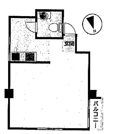 新宿ナショナルコート(竹田)ビル601 間取り図