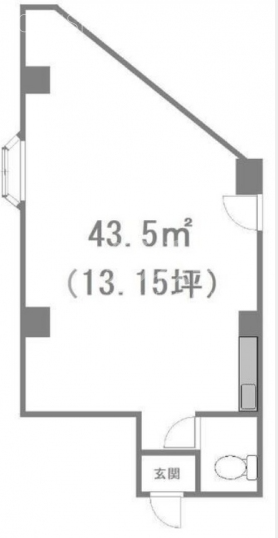 第3工新ビル801 間取り図