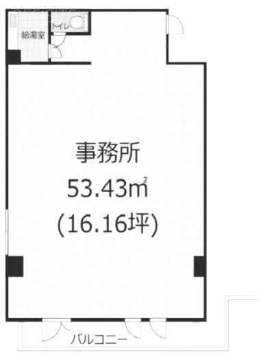 さいかち坂ビル403 間取り図