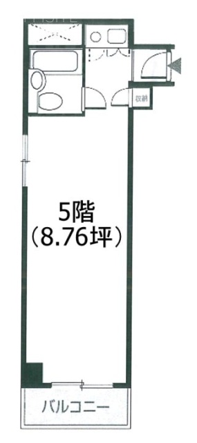 ランジェ青山513 間取り図