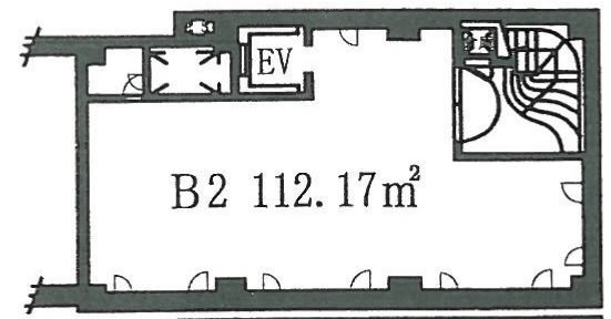 小林洋行2号館ビルB2F 間取り図