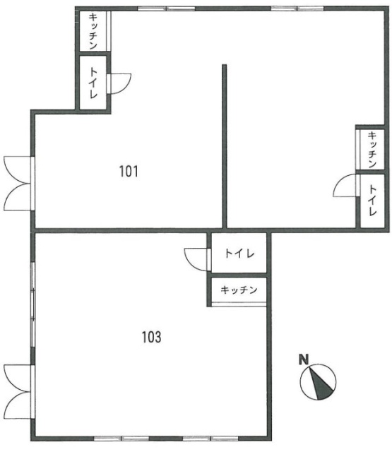 ベルナール青山101 間取り図