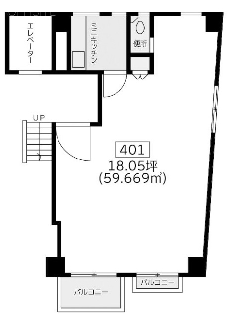 メゾン明石401 間取り図