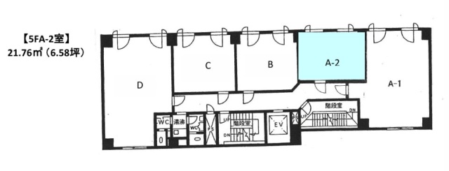 いちご銀座612ビルA2 間取り図