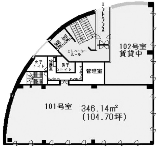 サークビル101 間取り図