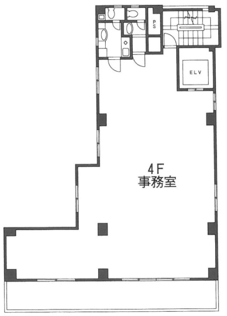 NOVEL WORK Kodenmacho4F 間取り図