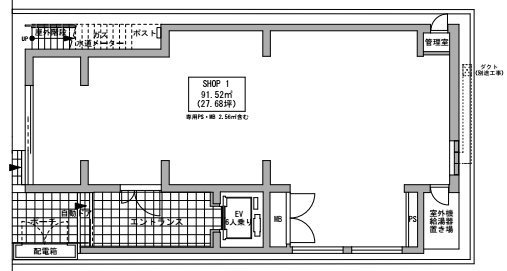 Terrace Tachikawa1F 間取り図