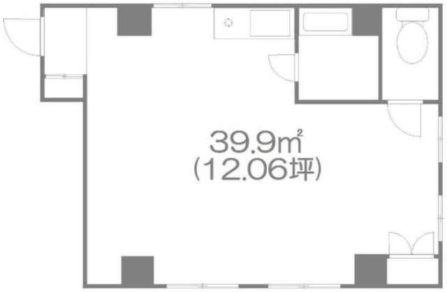 代々木村田マンション605 間取り図