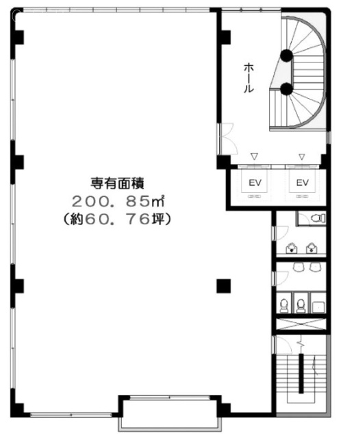 厚木旭興産ビル5F 間取り図