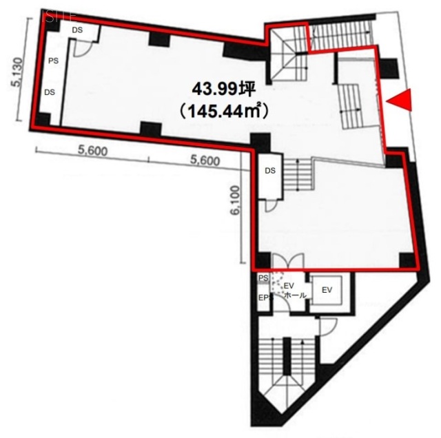 MK麹町ビルB1F 間取り図