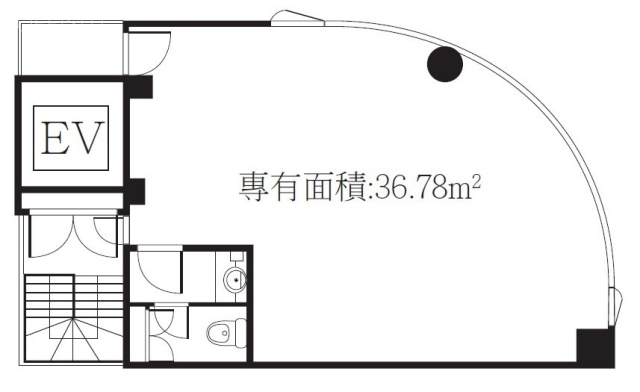 バイファルビルディング日本橋2F 間取り図