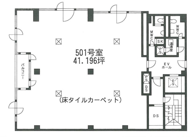 内山ビルA 間取り図