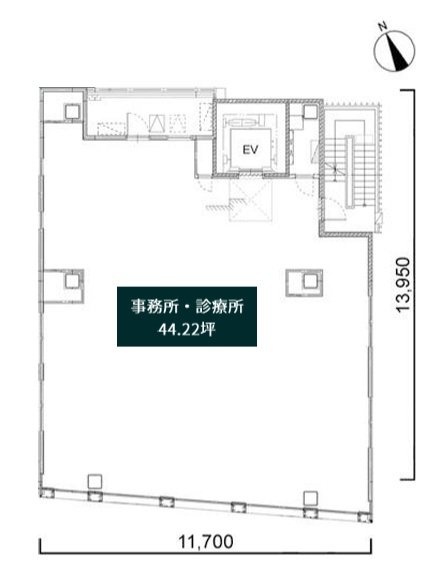 (仮)四谷2丁目PJ5F 間取り図