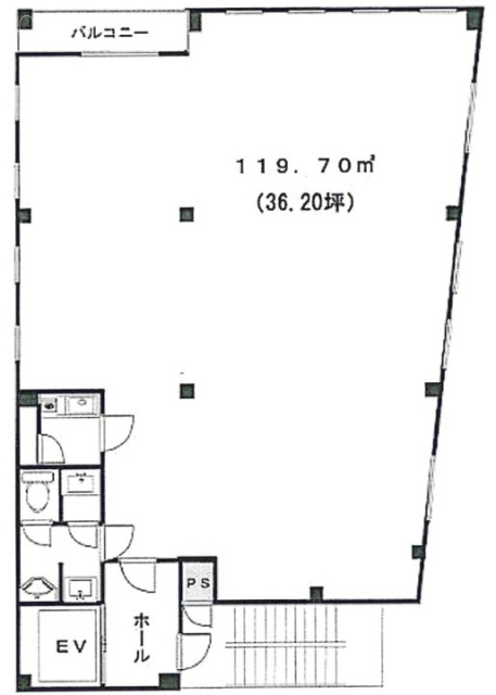 千石文化苑ビル3F 間取り図