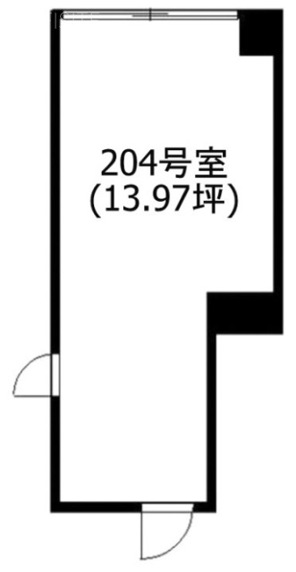 蔵前ハイム204 間取り図