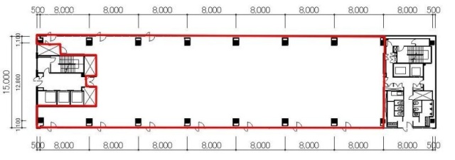 銀座ファーストビル9F 間取り図