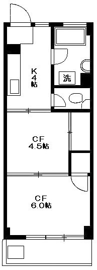 ハイツ太陽ビル2F 間取り図