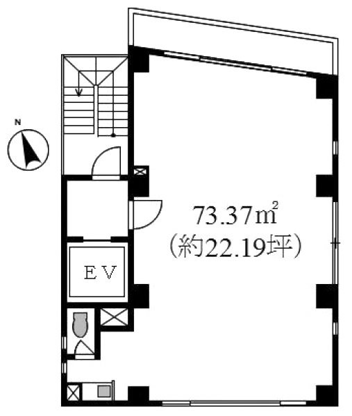 関東ビル4F 間取り図