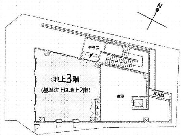 STAGE1表参道ビル3F 間取り図