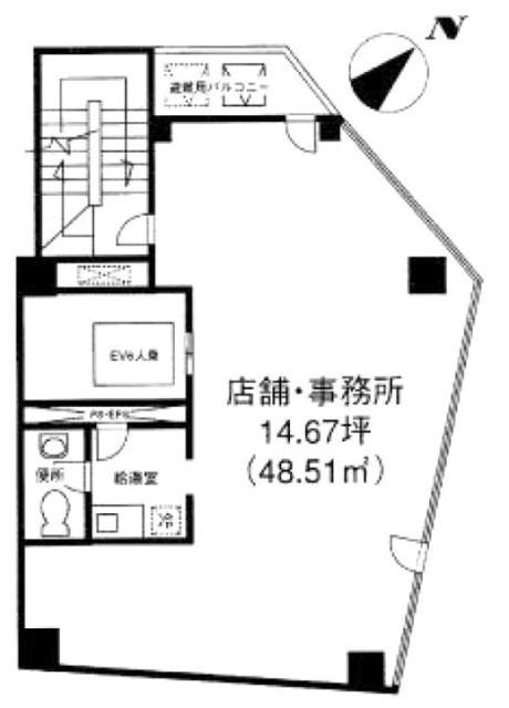 ニュー大塚ビル2F 間取り図