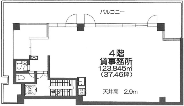 九段富士見ビル4F 間取り図