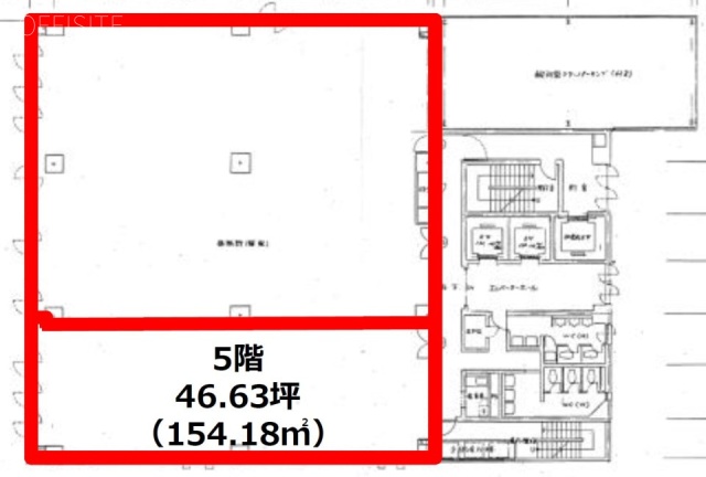 仙台イーストフロントビル5F 間取り図