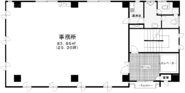 丸高ビル3F 間取り図