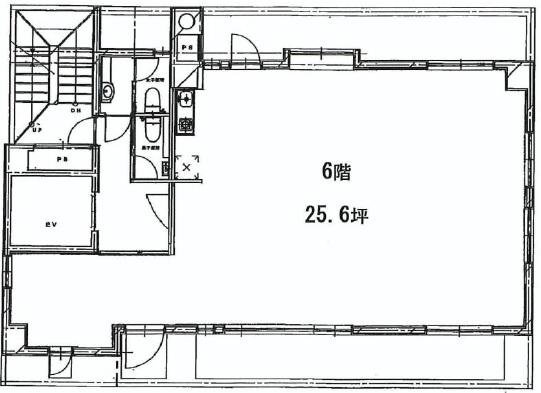 ハトヤ九段ビル6F 間取り図