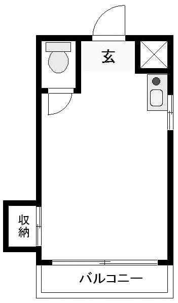 佐々木ビル203 間取り図