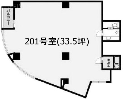 ウィルテラス南大塚201 間取り図