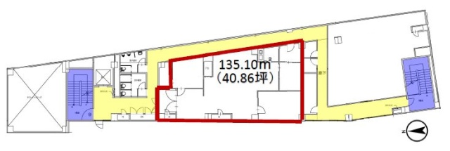 ミナールビル6F 間取り図