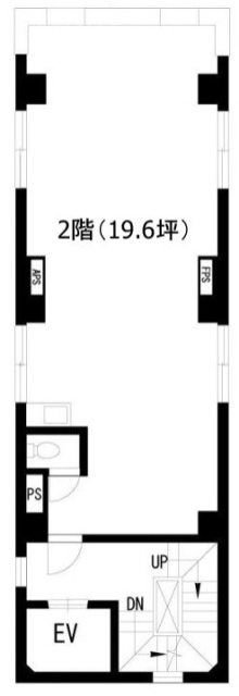 青木ビル2F 間取り図