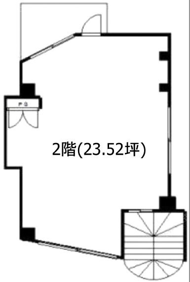 ヴォーグ代官山Ⅱ2F 間取り図