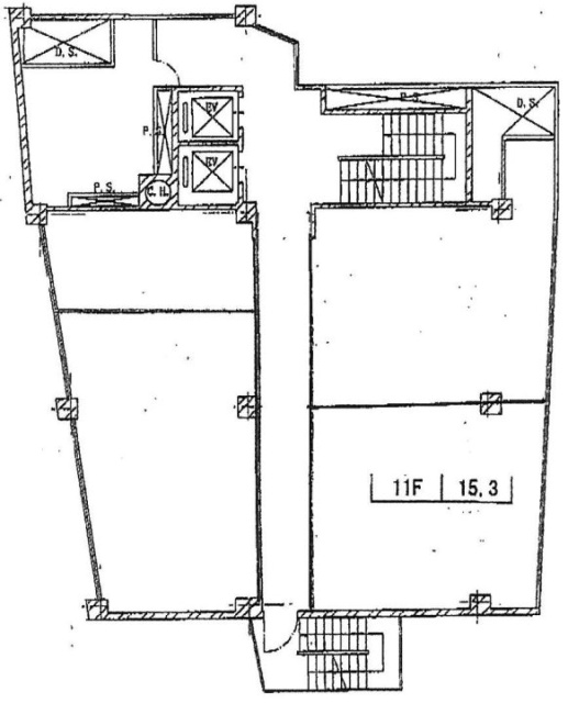 新大宗ビル3号館11F 間取り図