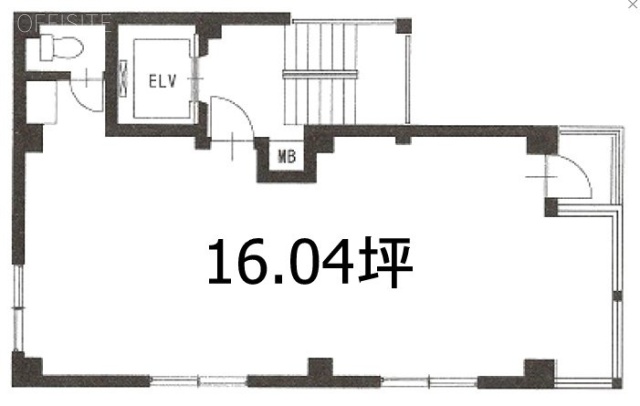 錦糸町第6秦ビル2F 間取り図