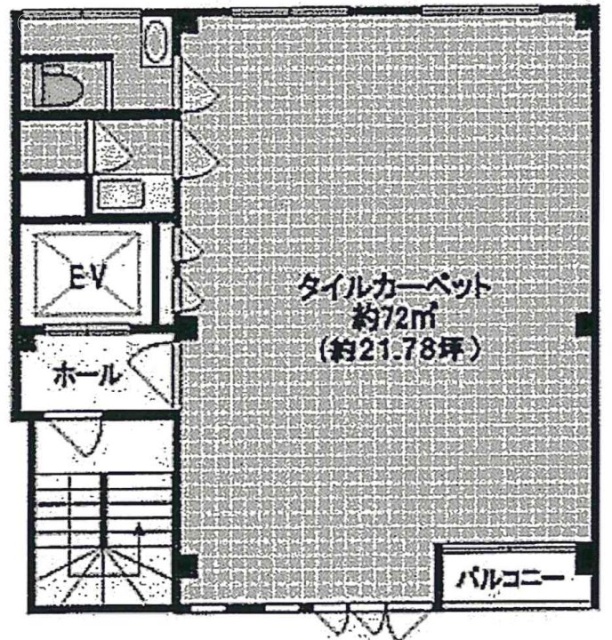 三崎町SSビル4F 間取り図