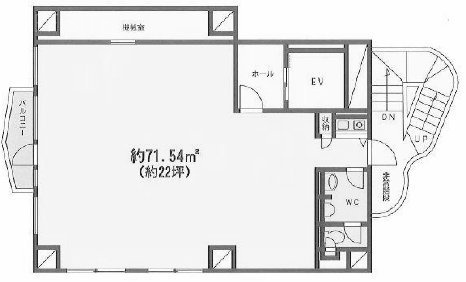 サテライト・フジビル9F 間取り図