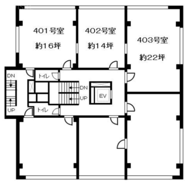 新代々木ビル403 間取り図