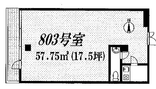 ニュー末広ビル803 間取り図
