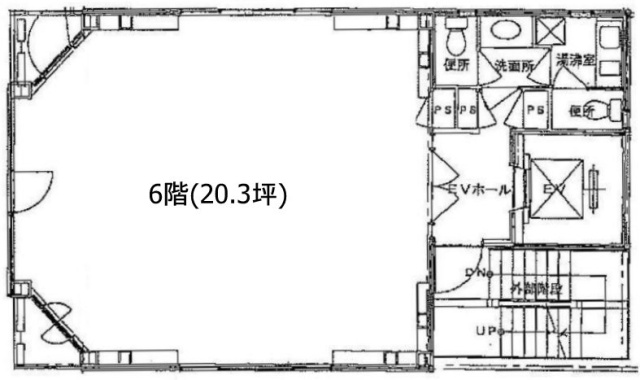 乃木坂パークフロント6F 間取り図