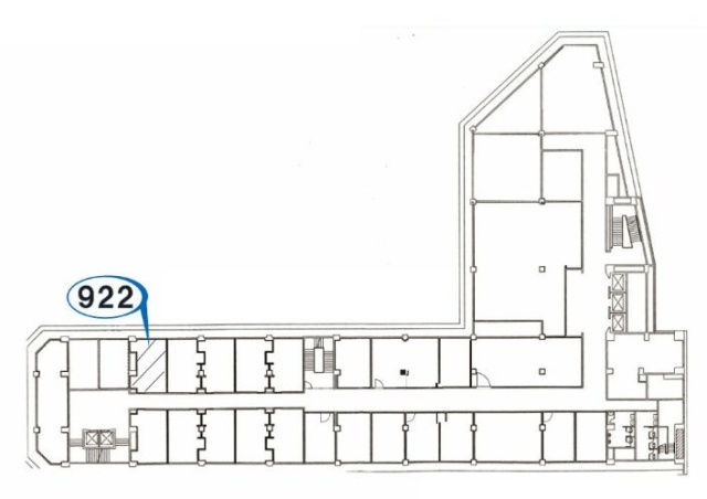 新橋駅前ビル1号館922 間取り図