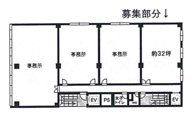 菊屋ビル4-D 間取り図