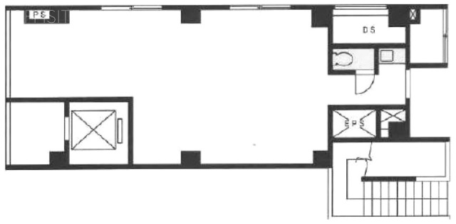 プリモKS1ビル1F 間取り図