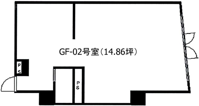 タウンコート本宿GF-02 間取り図