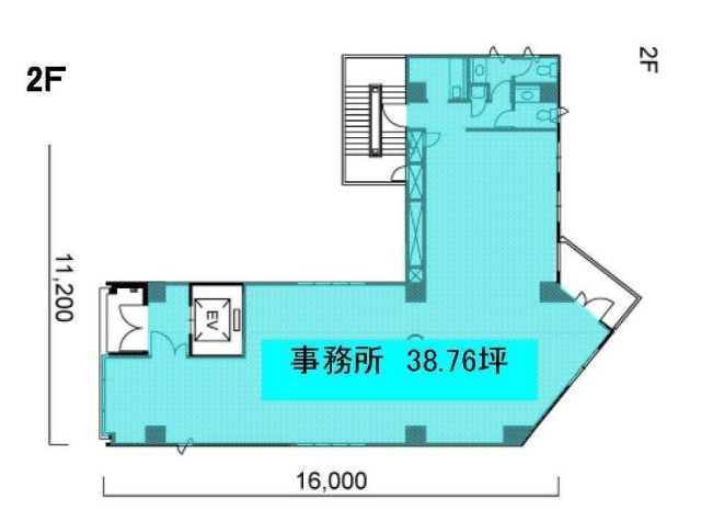 Bell wood永代(ベルウッド永代)2F 間取り図